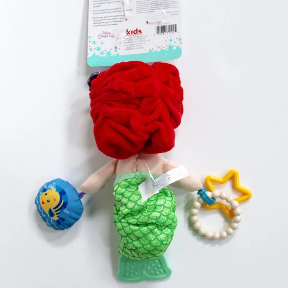 Disney Princess Ariel Little Mermaid Plush Activity Toy 12.5